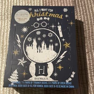 Harry Potter socks calendar 12 pairs of socks